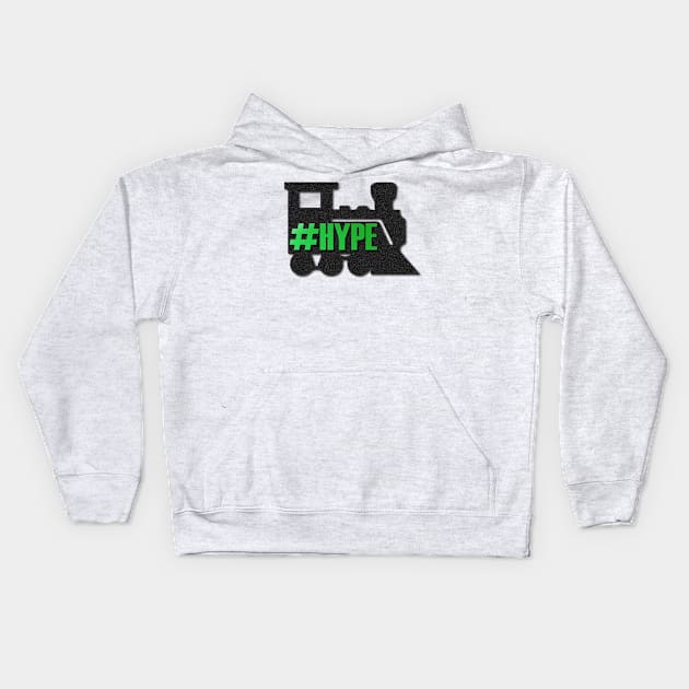 Hype Train Kids Hoodie by Wrathian